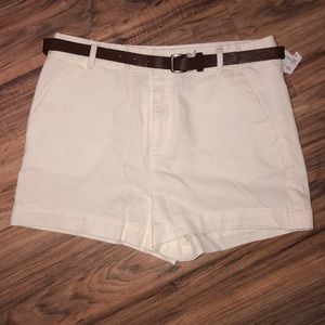 White Shorts